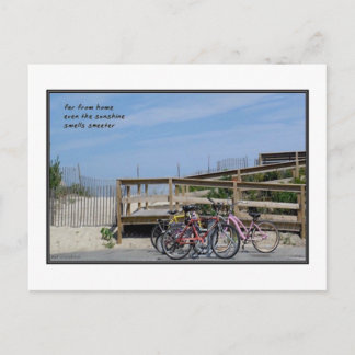 Långt från Haiku-vykort hemma Vykort