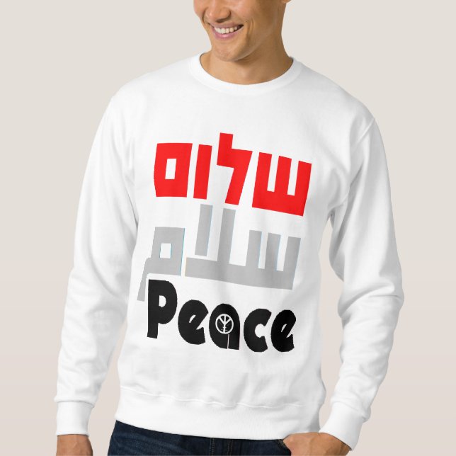 Långt fred 3 som matchar Jordanien "Chicago" X Sweatshirt (Framsida)