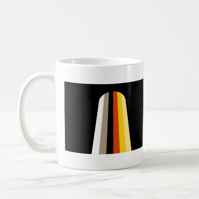 Långt Hår Pride Flagga Kaffemugg (Vänster)