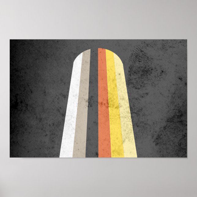 LÅNGT HÅR STOLTHETSFLAGGA POSTER (Framsidan)