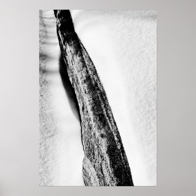 Långt hårt kall ensamt poster (Framsidan)