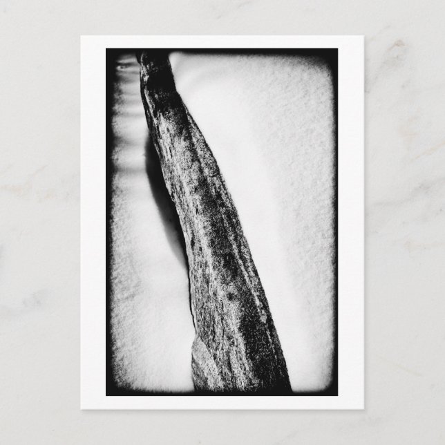 Långt hårt kall ensamt vykort (Framsida)