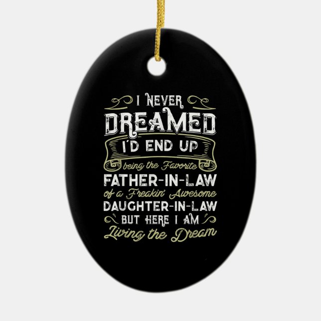 Långt i lagens råhet, en Fantastisk-dotter som i s Julgransprydnad Keramik (Framsidan)