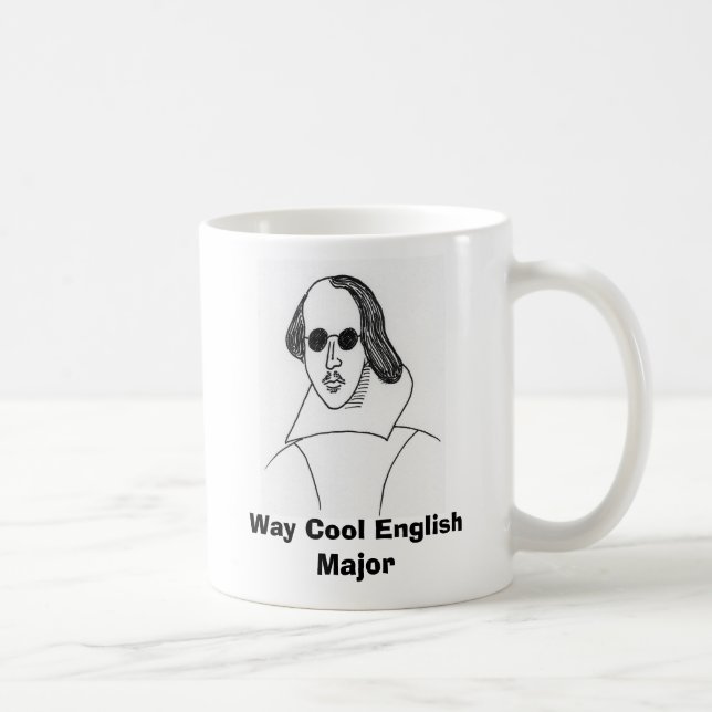 Långt kalla engelska ha som huvudämne muggen kaffemugg (Höger)