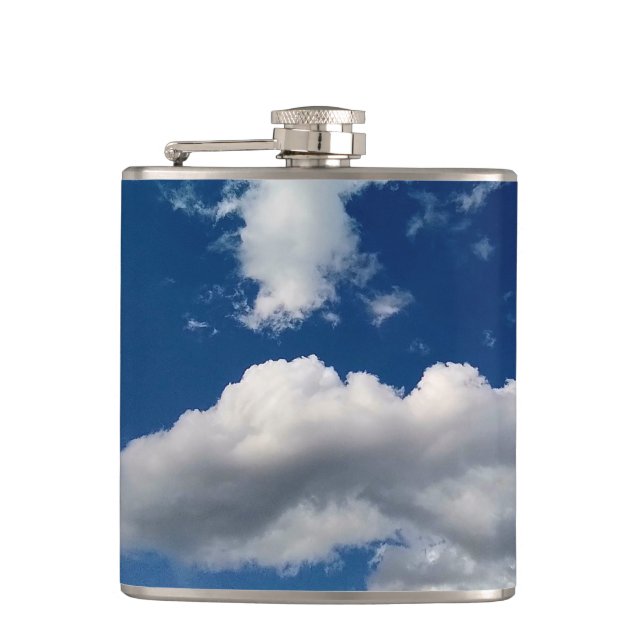 Långt mjukt moln fickplunta (Framsidan)