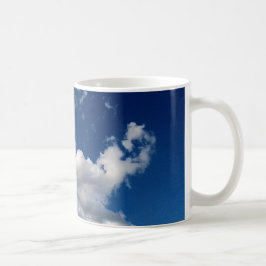 Långt mjukt moln kaffemugg