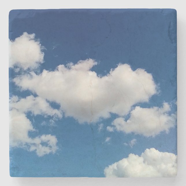 Långt mjukt moln stenunderlägg (Framsidan)