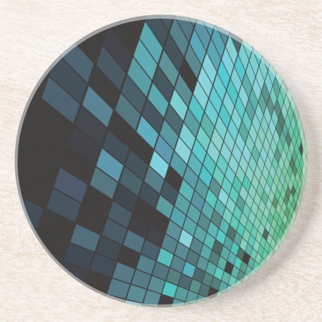 Långt ner i blått och Grönt Underlägg (Framsidan)