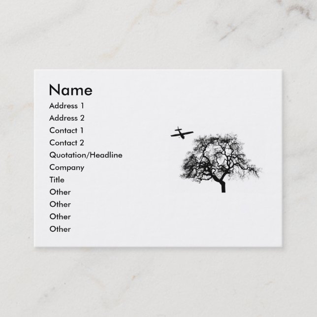 långt och bort visitkort (Framsida)