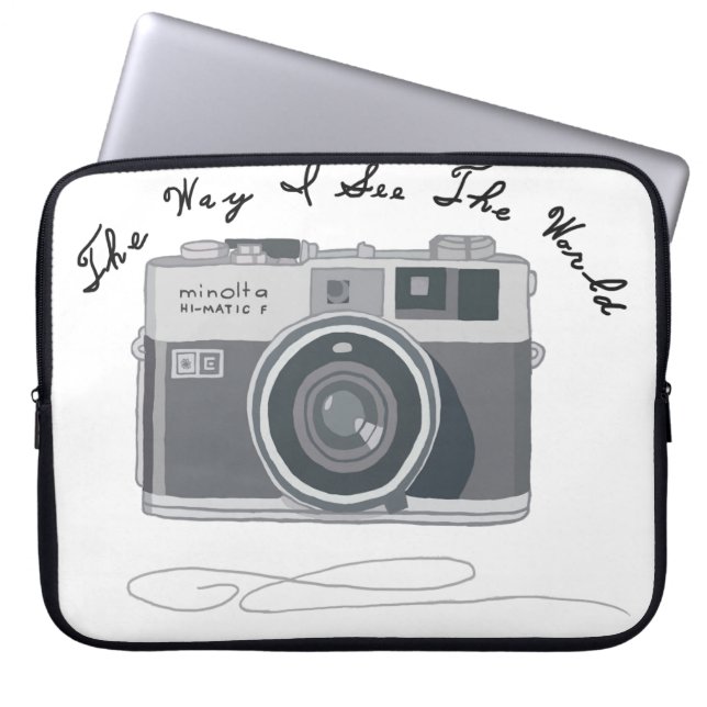 Långt ser jag världen laptop fodral (Framsidan)