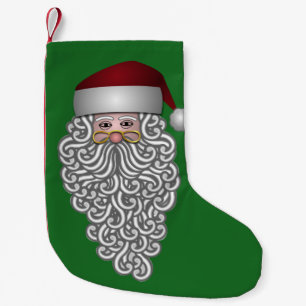 Långt skägg Santa Liten Julstrumpa
