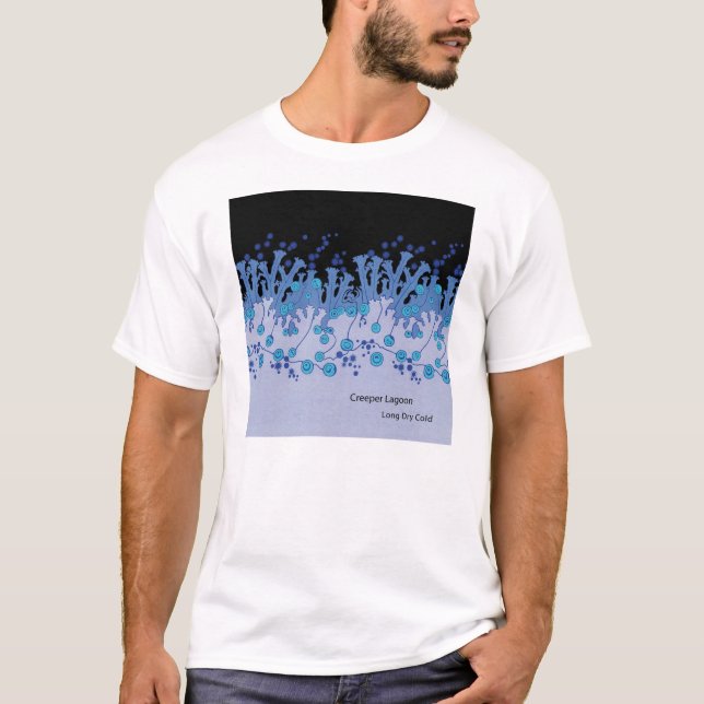 Långt torrt kallt albumkonstverk tee shirt (Framsida)