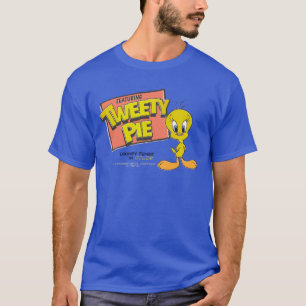 LÅNGT TUNES™ TWEETY™ Retro Lobby-kort T Shirt