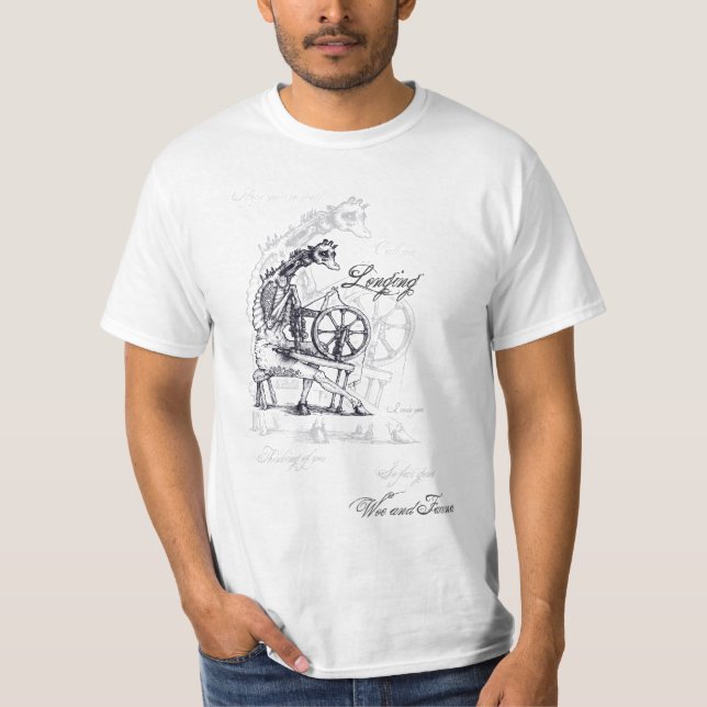 Längtan - fattighjonskjorta tee (Framsida)