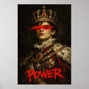 LÄNGTAN — Neo-Barock Konungaporträtt Poster