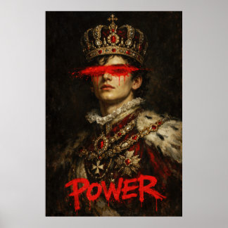 LÄNGTAN — Neo-Barock Konungaporträtt Poster