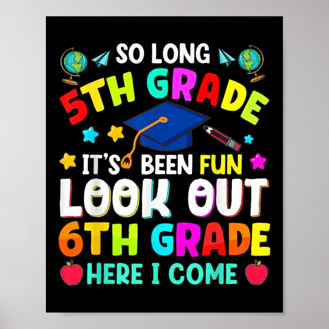 Långtids femtonde lärarbarnen Klass Student Poster (Framsidan)
