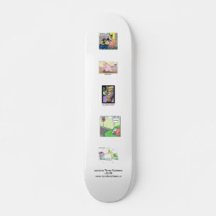 Långtids Tecknader på kvalitetskateboard Old School Skateboard Bräda 18 Cm