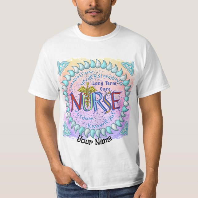 Långtidssjuksköterska T Shirt (Framsida)