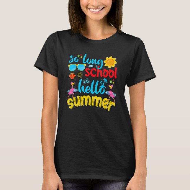 Långtidsskolans Hej Sommaren förra  T Shirt (Framsida)