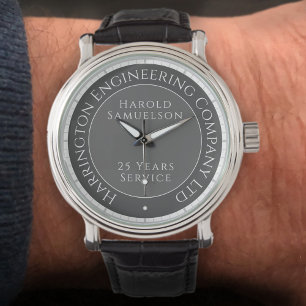 Långtidstjänstpris för anställda i företag armbandsur