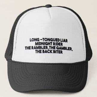 Långtungad lögnare keps