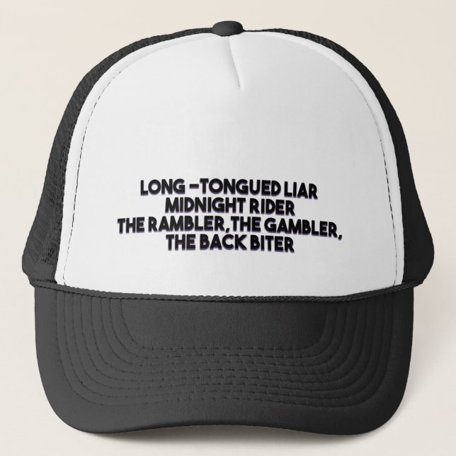 Långtungad lögnare keps (Framsida)