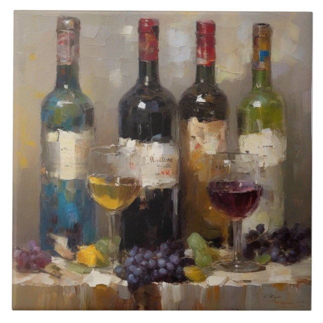 Languedoc-Roussillon Kakelplatta (Framsidan)