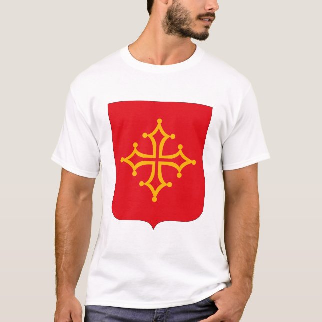 Languedoc vapensköldT-tröja Tee (Framsida)