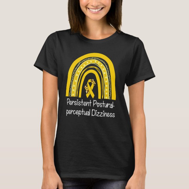Långvarig postural upplevelse Yrsel PPPD Yell T Shirt (Framsida)