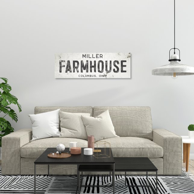 Långvarig Rustik Modern Industrial Farmhouse Canvastryck (Skapare uppladdad)