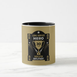 Långvarigt erkännande av anställning 30 år mugg
