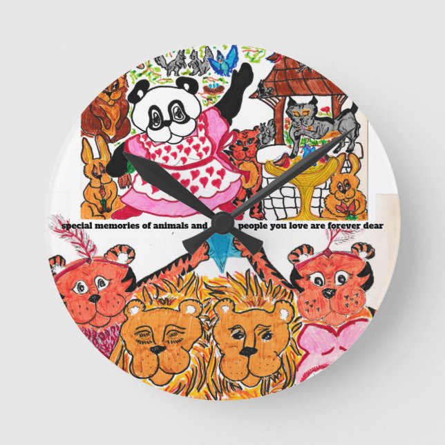 Lani tar tid på rund klocka (Framsida)