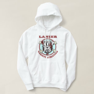 Lanier vit Hoody Munkjacka