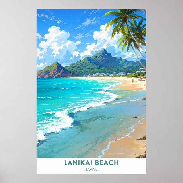 Lanikai Beach, Hawaii Poster (Framsidan)