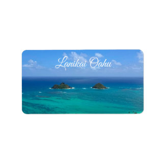 Lanikai Oahu Adressetikett