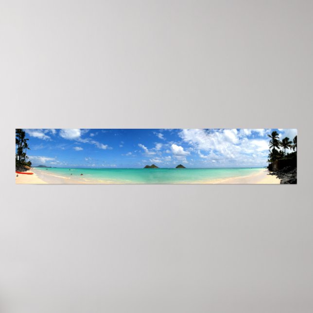 Lanikai panoramic poster (Framsidan)