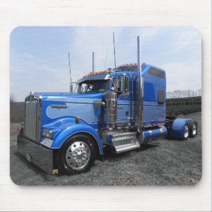 Lanita blått Kenworth Mousepad Musmatta