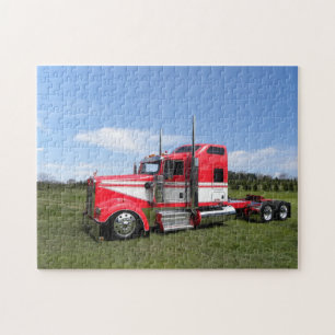 Lanita rött Kenworth pussel