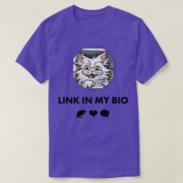 Länk i Bio T Shirt (Design framsida)
