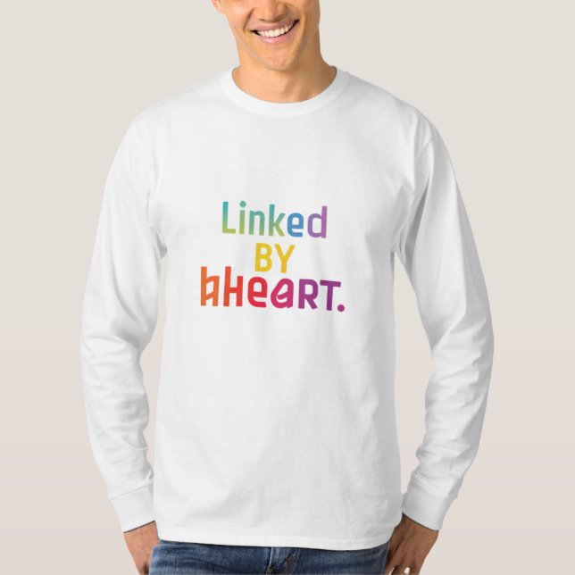 Länkad av Heart T Shirt (Framsida)
