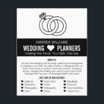 Länkad Bröllop Ringar-design, Bröllop-händelserapp Flygblad<br><div class="desc">Länkad Bröllop Ringar design,  Bröllop-annonseringsutfällare för händelsetabell från Affärskort Store.</div>