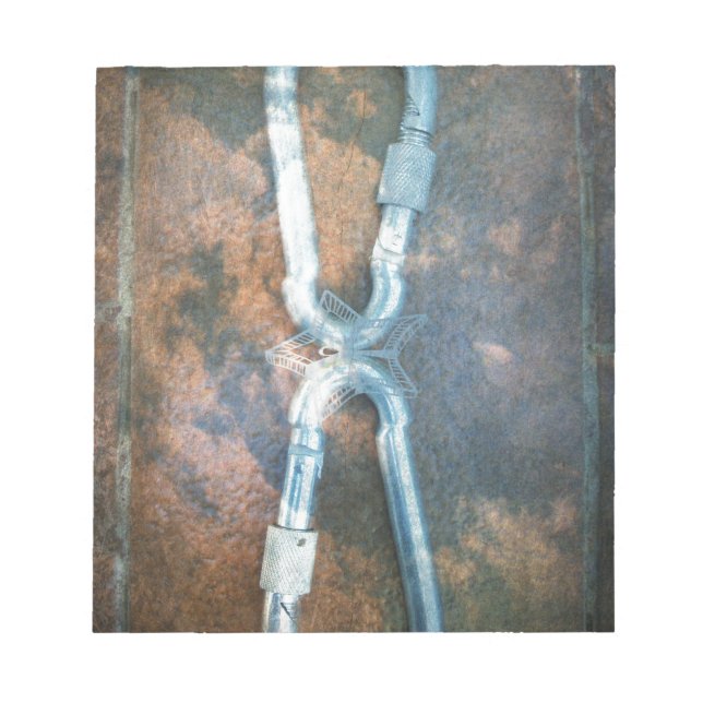 Länkad Carabiners Art Skriv ut Anteckningsblock (Framsida)