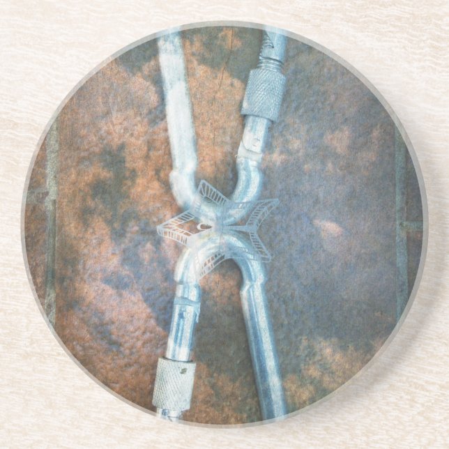 Länkad Carabiners Art Skriv ut Underlägg Sandsten (Framsidan)