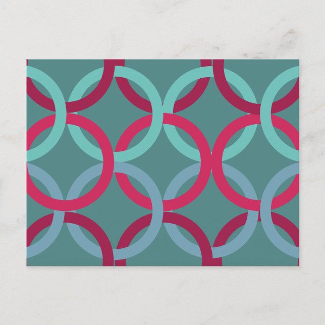 Länkade cirklar 2 vykort (Framsida)