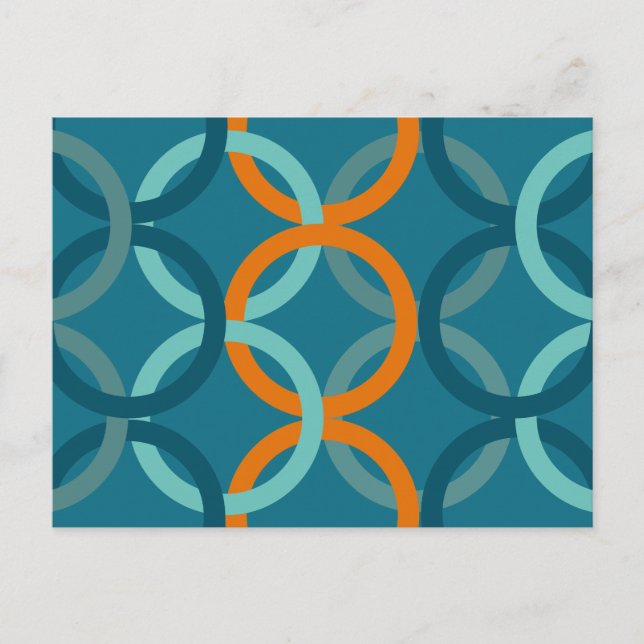 Länkade cirklar 2 vykort (Framsida)