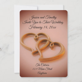 Länkade hörn Bröllop Inbjudningar