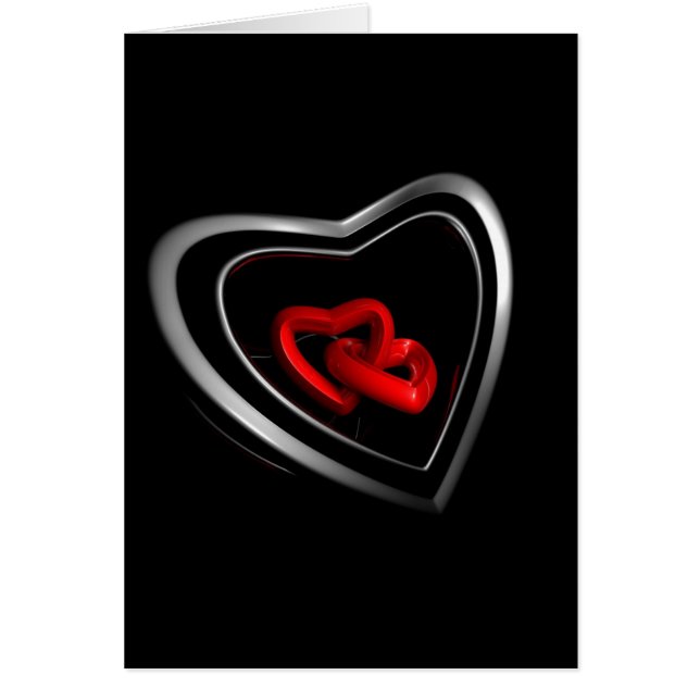 Länkade hörn hälsningskort (Framsidan)