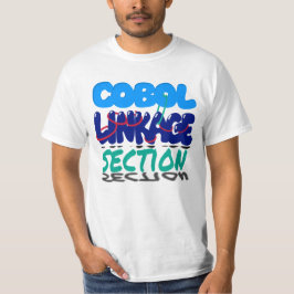 Länkningsavsnitt i Cobol Programming T Shirt