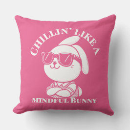 Länkningsdekoration för Zen Bunny Chill Mode Kudde